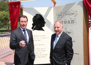 Inauguration of the Goethe monument